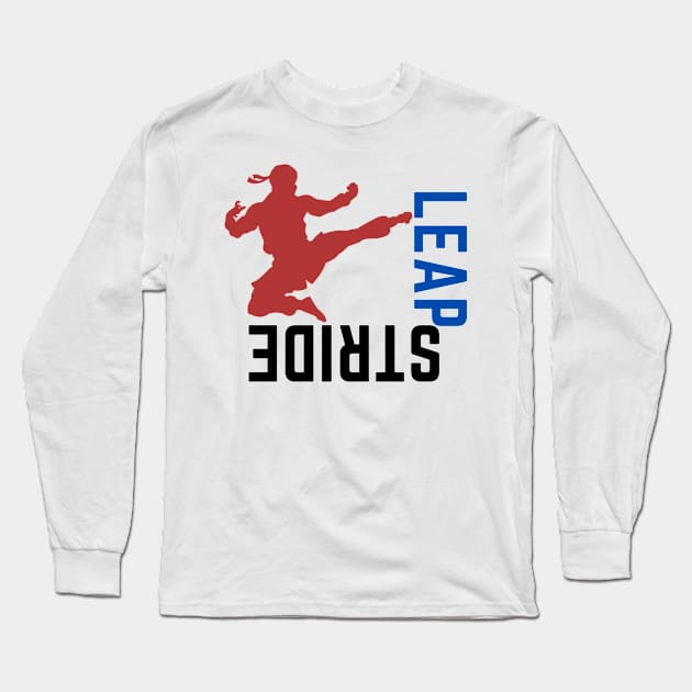 Leap and Stride Long Sleeve T-Shirt by Rissenprints